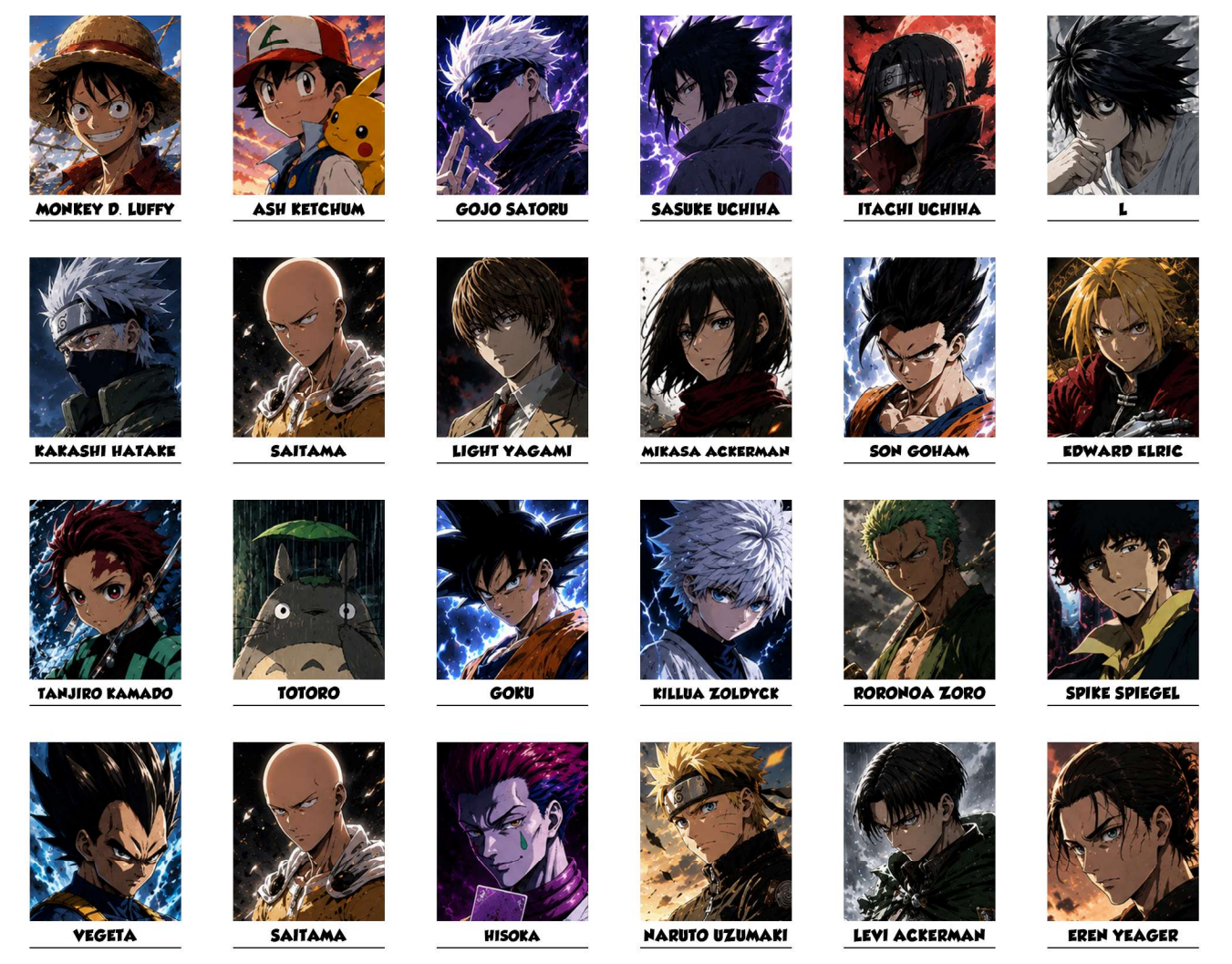 Anime Characters